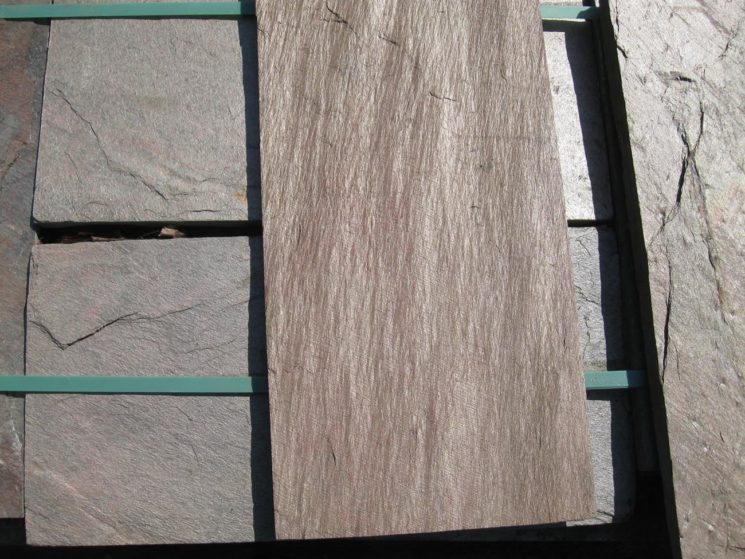 Verblender Terrassenplatte Quarzit rot braun 30x60 2